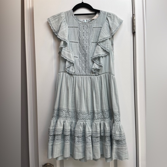 Rebecca Taylor Dress pale blue size 6 - Picture 3 of 9